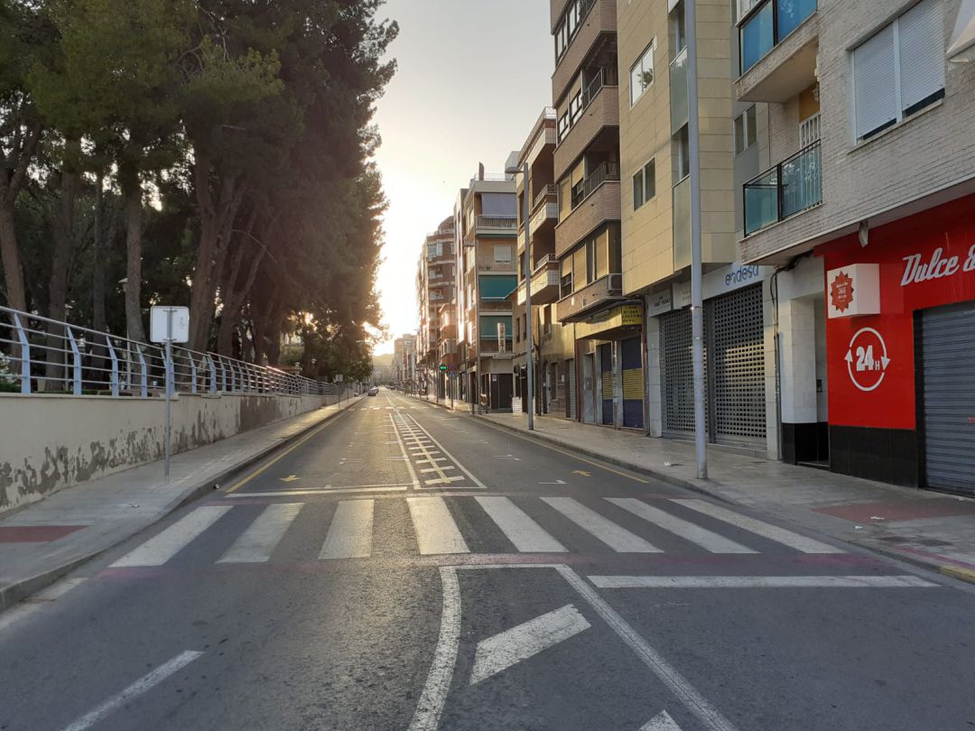 La calle Jaime Balmes de Elda donde el Ayuntamiento pretende instalar provisionalmente, el mercadillo La calle Jaime Balmes de Elda donde el Ayuntamiento pretende instalar provisionalmente, el mercadillo