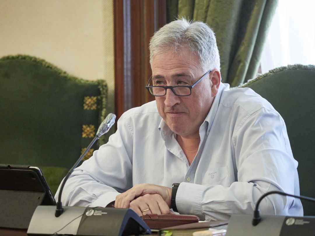 Joseba Asiron, portavoz de EH Bildu. Joseba Asiron, portavoz de EH Bildu.