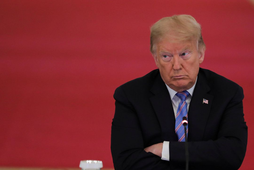 Donald Trump, durante una rueda de prensa en la Casa Blanca Donald Trump, durante una rueda de prensa en la Casa Blanca