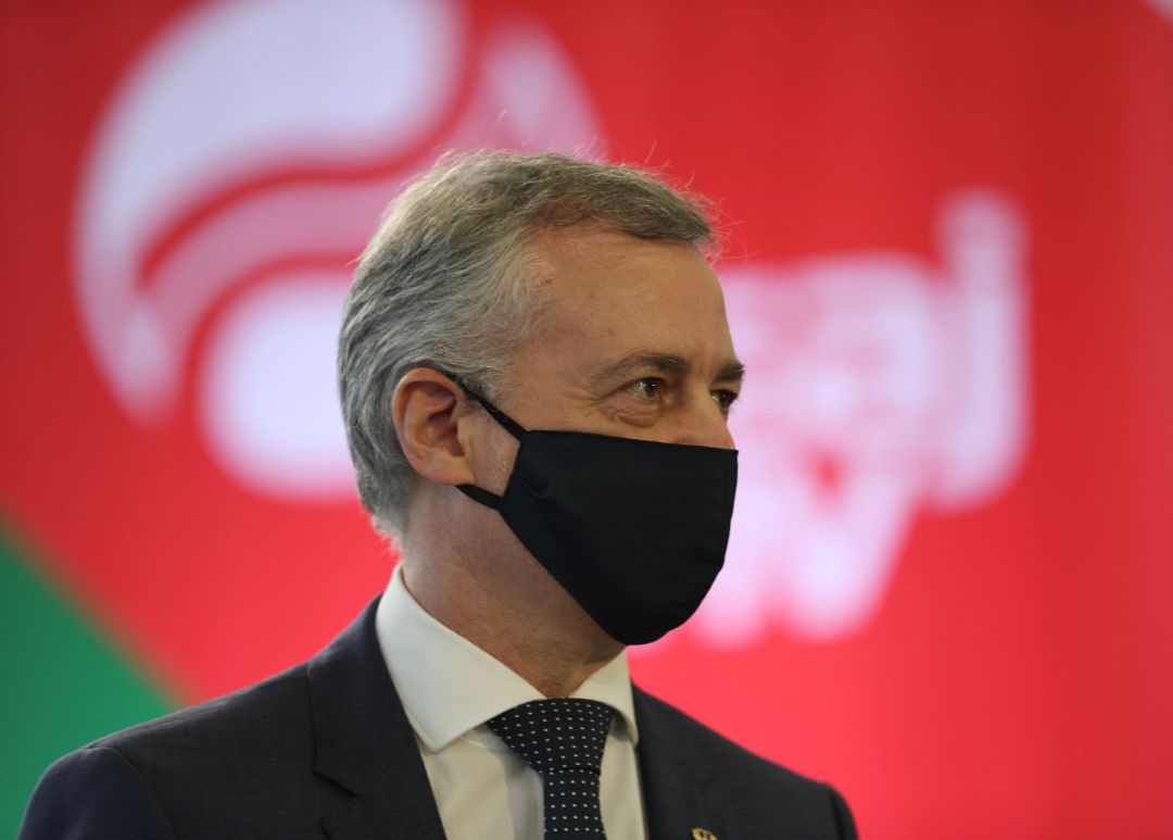 El lehendakari, Iñigo Urkullu, candidato a la reelección en las elecciones del 12 de julio, en el acto electoral del PNV, este miércoles en Bilbao El lehendakari, Iñigo Urkullu, candidato a la reelección en las elecciones del 12 de julio, en el acto electoral del PNV, este miércoles en Bilbao