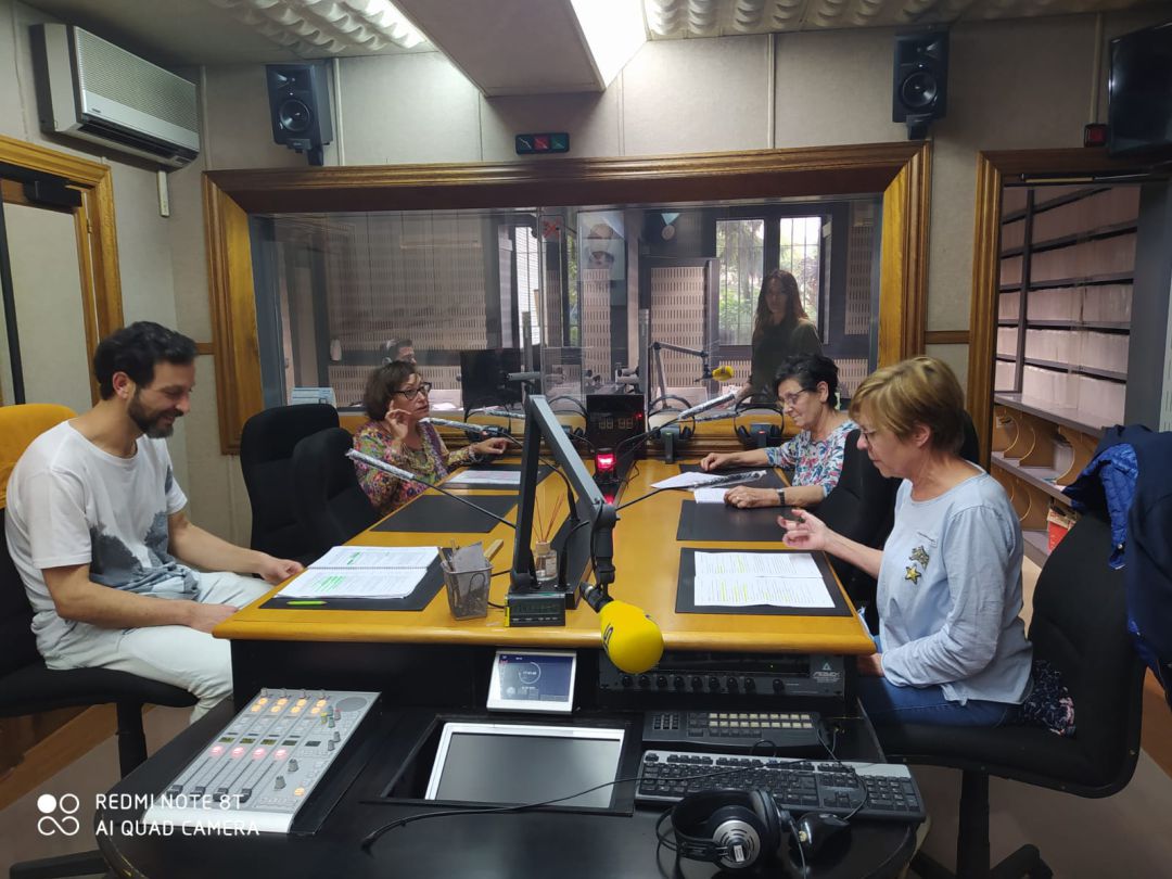 Un momento de la grabación de las Ficciones Sonoras en los estudios de Radio Segovia Un momento de la grabación de las Ficciones Sonoras en los estudios de Radio Segovia