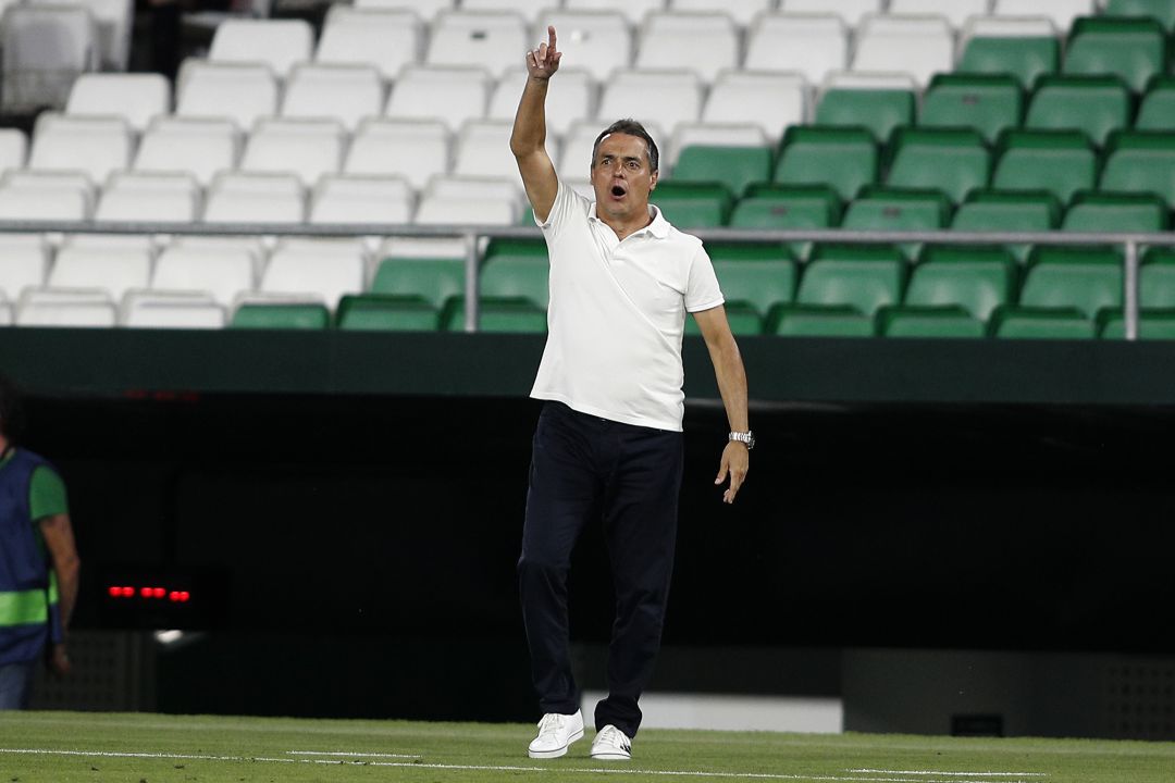 Alexis Trujillo, entrenador del Betis Alexis Trujillo, entrenador del Betis