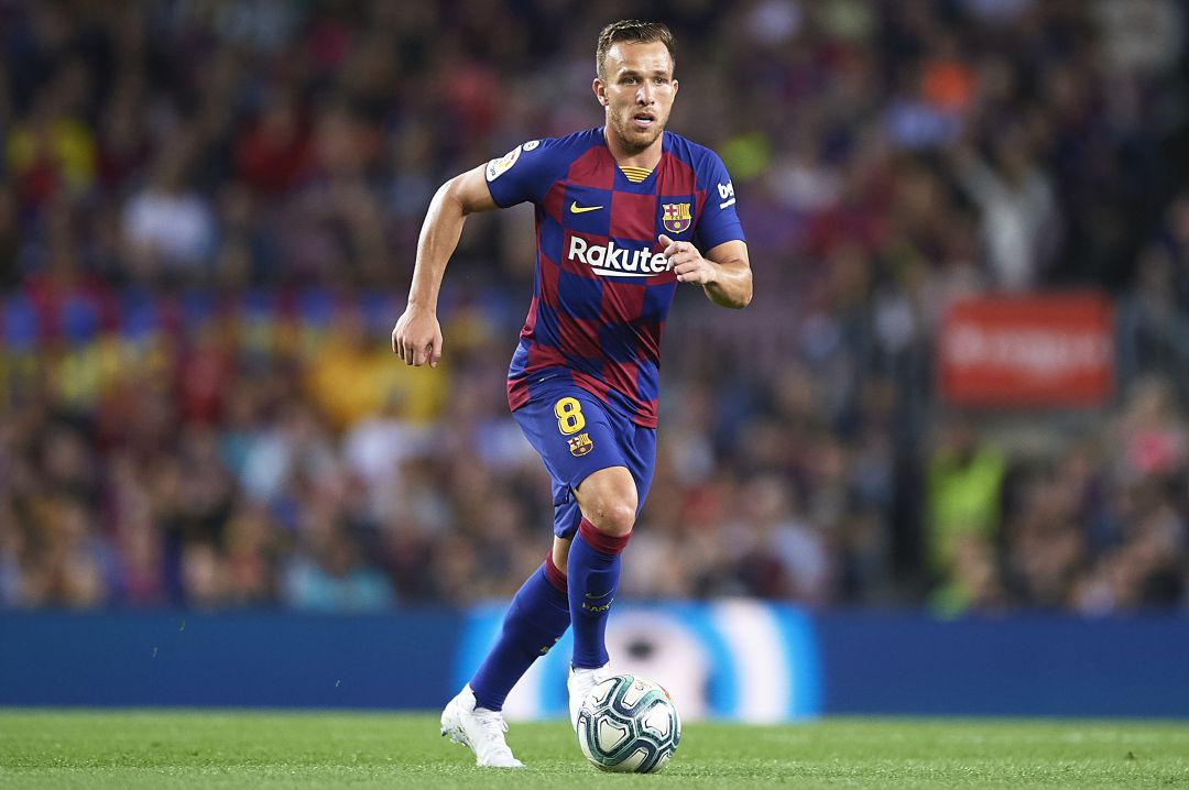 Arthur Melo, con la camiseta blaugrana Arthur Melo, con la camiseta blaugrana