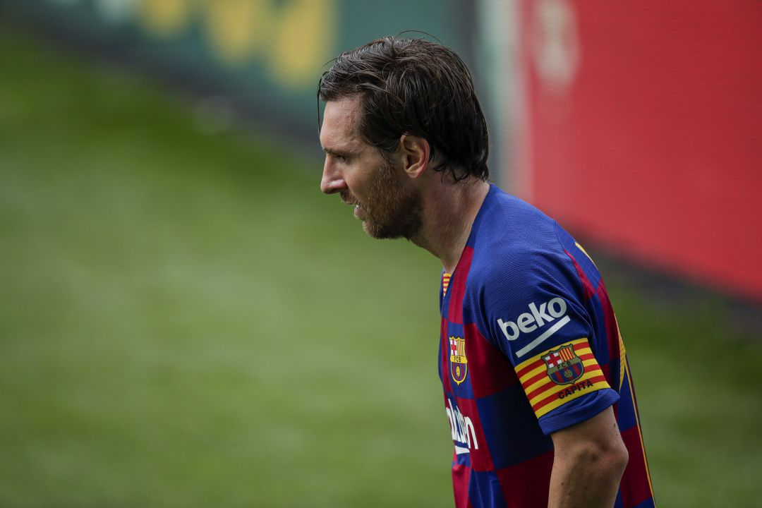 Messi, durante el partido contra el Celta. Messi, durante el partido contra el Celta.