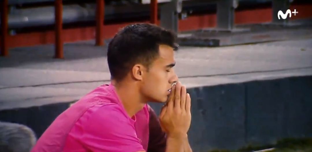 Sergio Reguilón, durante el partido ante el Real Valladolid Sergio Reguilón, durante el partido ante el Real Valladolid