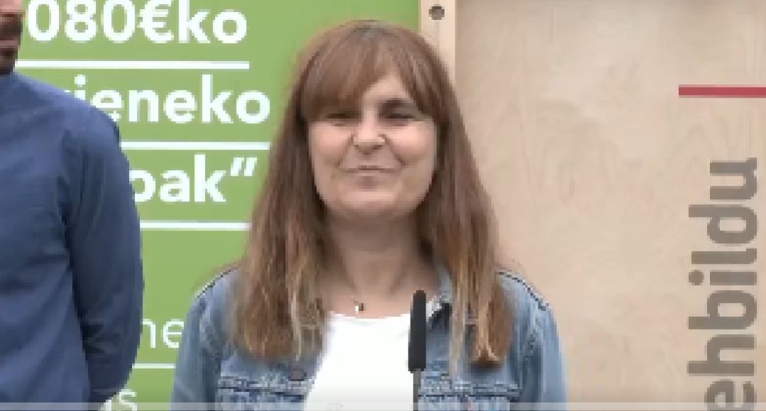 La candidata de EH Bildu al Parlamento Vasco en las elecciones de 12 de julio por Gipuzkoa, Nerea Kortajarena La candidata de EH Bildu al Parlamento Vasco en las elecciones de 12 de julio por Gipuzkoa, Nerea Kortajarena
