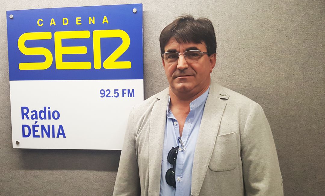 Imagen de archivo de Juan Benavente, en Radio Dénia Cadena SER. Imagen de archivo de Juan Benavente, en Radio Dénia Cadena SER.