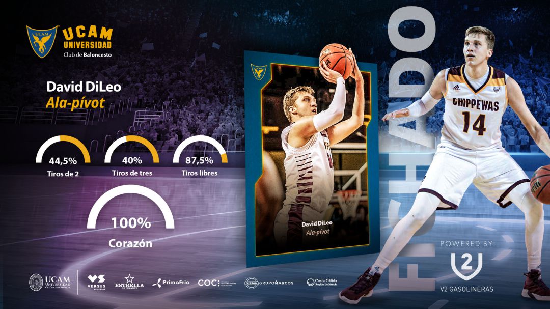 David DiLeo, nuevo jugador del UCAM David DiLeo, nuevo jugador del UCAM