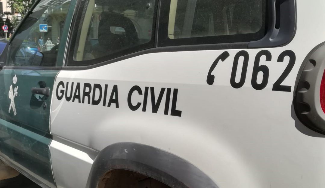 Un vehículo de la Guardia Civil. Un vehículo de la Guardia Civil.