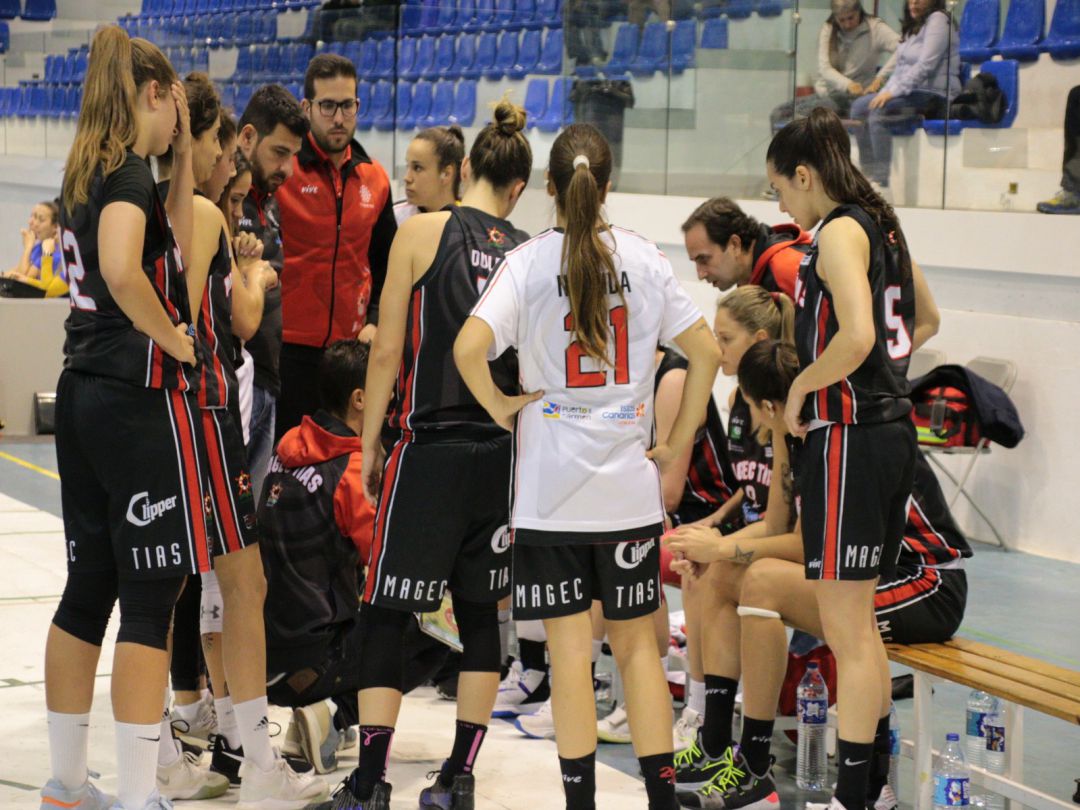El Magec Tías en un partido de la pasada temporada. El Magec Tías en un partido de la pasada temporada.