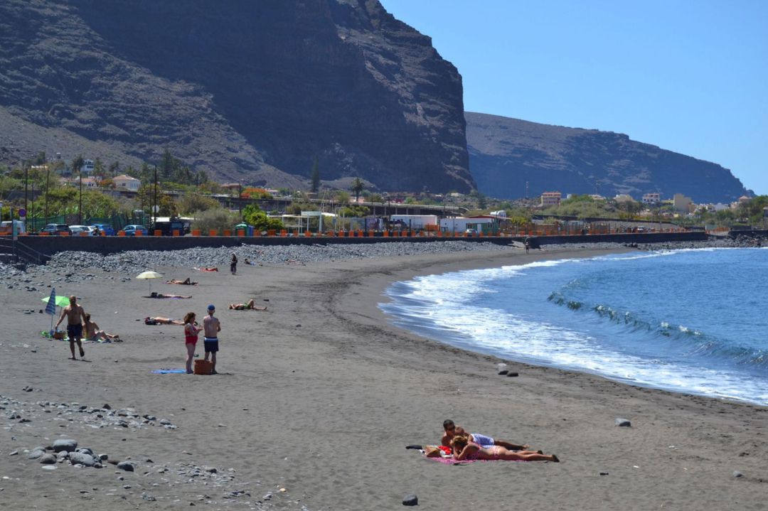Imagen playa de Valle Gran Rey, La Gomera. Imagen playa de Valle Gran Rey, La Gomera.