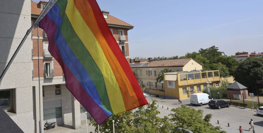 La bandera arcoiris ha ondeado en los ayuntamientos del sur de Madrid, como en el caso de Leganés. La bandera arcoiris ha ondeado en los ayuntamientos del sur de Madrid, como en el caso de Leganés.
