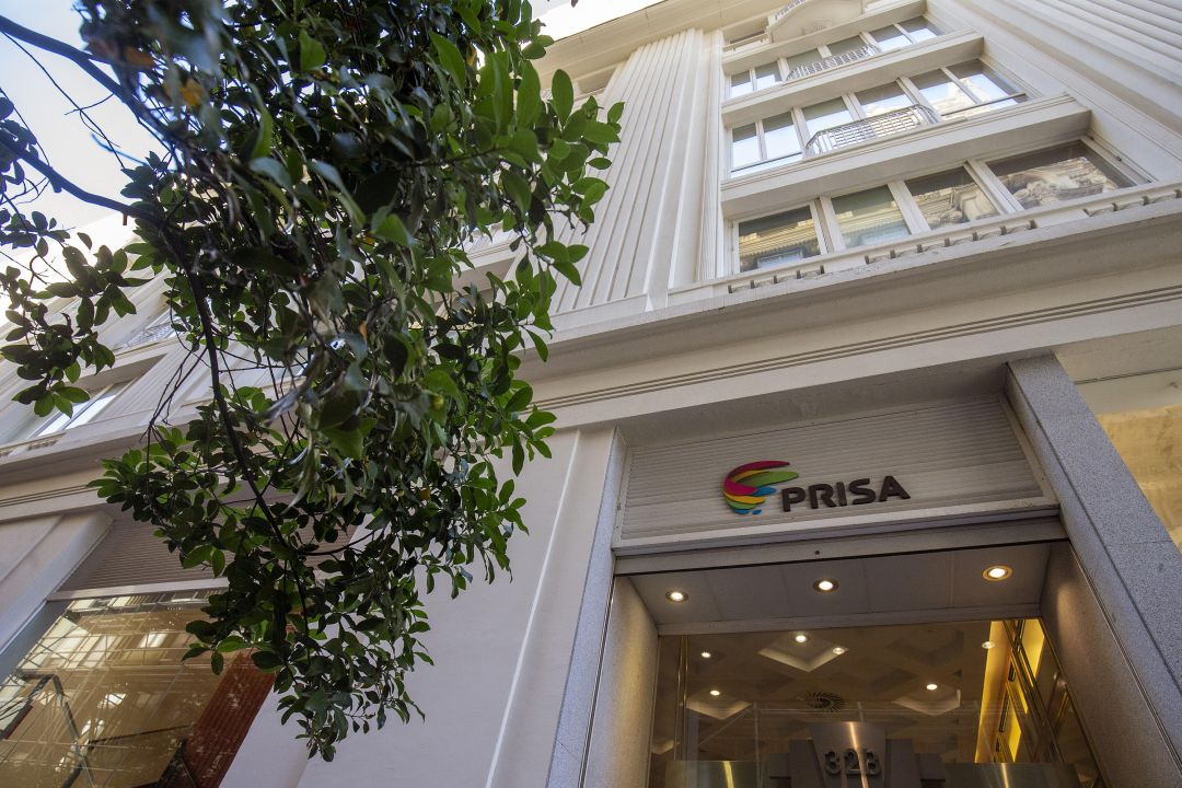 Sede de PRISA en la calle Gran Vía de Madrid Sede de PRISA en la calle Gran Vía de Madrid