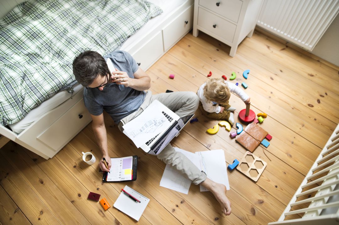 Teletrabajo en casa. Teletrabajo en casa.