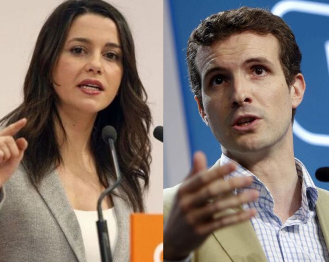 Inés Arrimadas y Pablo Casado Inés Arrimadas y Pablo Casado