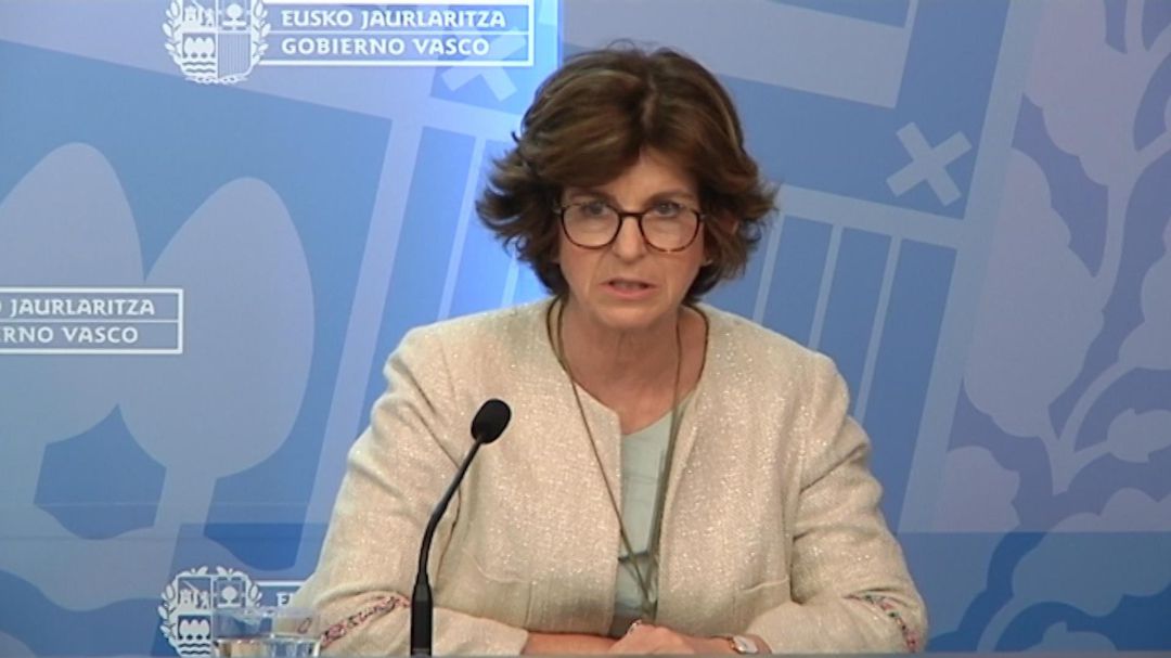 La consejera de Salud, Nekane Murga. La consejera de Salud, Nekane Murga.
