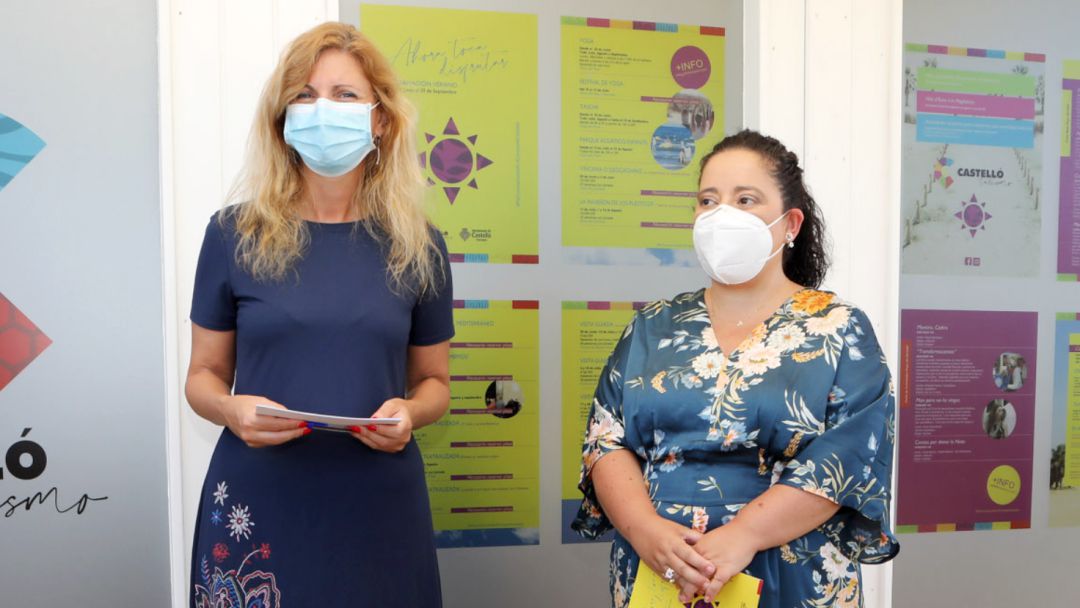 Imagen de la alcaldesa de Castelló, Amparo Marco, con la concejala de Turismo, Pilar Escuder Imagen de la alcaldesa de Castelló, Amparo Marco, con la concejala de Turismo, Pilar Escuder