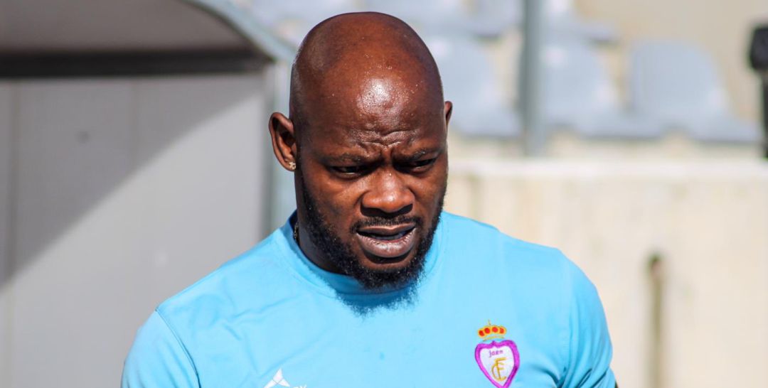 Emaná durante un entrenamiento con el Real Jaén. Emaná durante un entrenamiento con el Real Jaén.