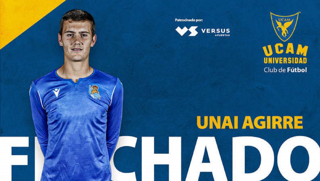 Unai Agirre, primera incorporación del UCAM Murcia CF Unai Agirre, primera incorporación del UCAM Murcia CF