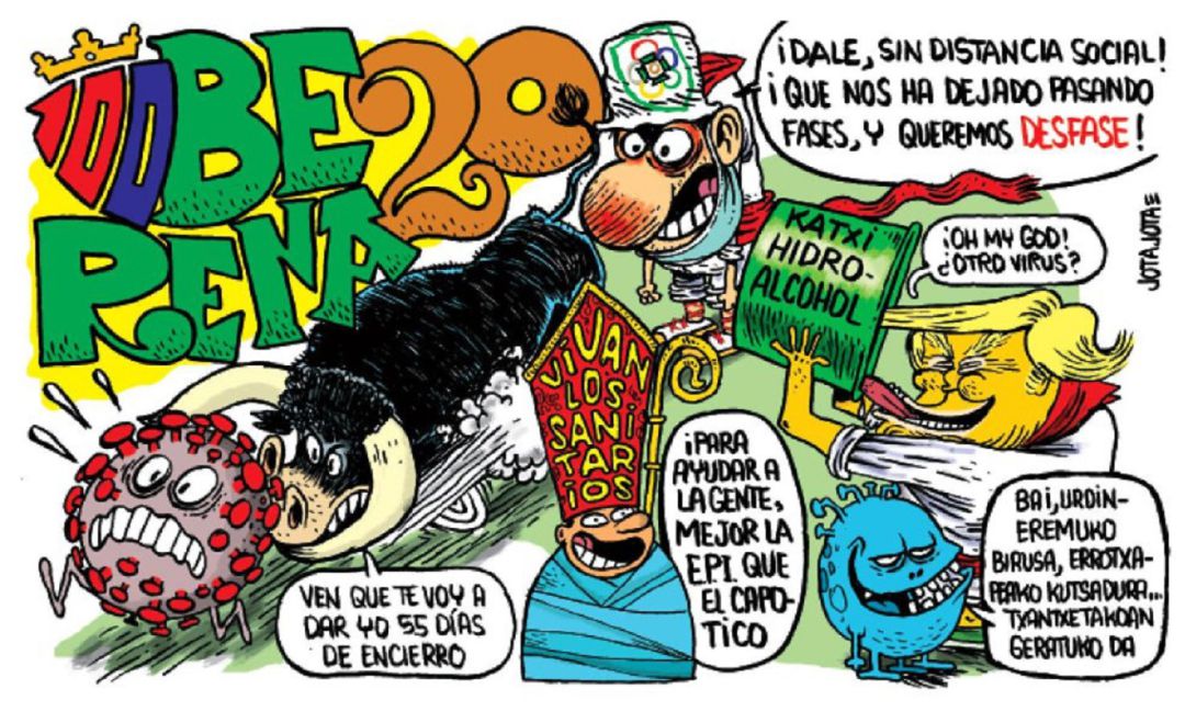 Pancarta de la peña Oberena. Pancarta de la peña Oberena.