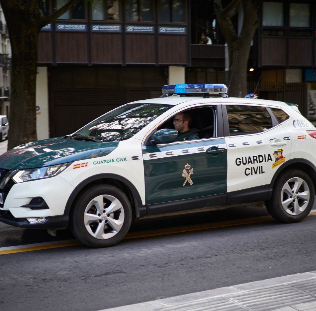 Un coche de la Guardia Civil en una imagen de archivo. Un coche de la Guardia Civil en una imagen de archivo.
