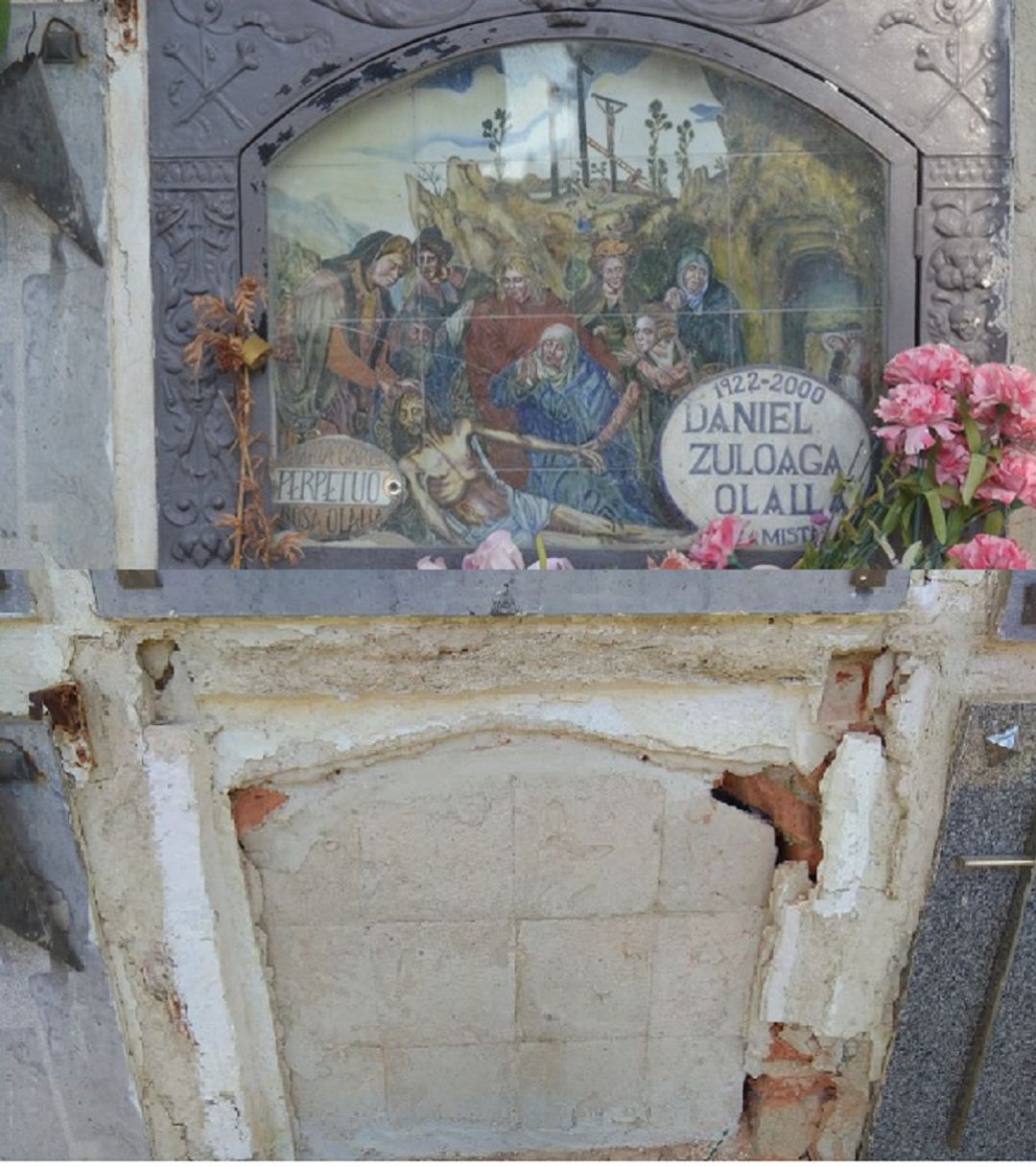 Roban la lápida del pintor y ceramista Daniel Zuloaga Roban la lápida del pintor y ceramista Daniel Zuloaga