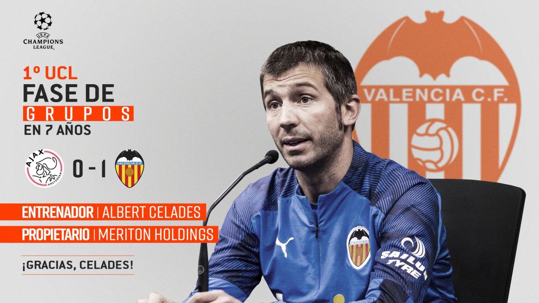 La despedida del Valencia a Celades. La despedida del Valencia a Celades.