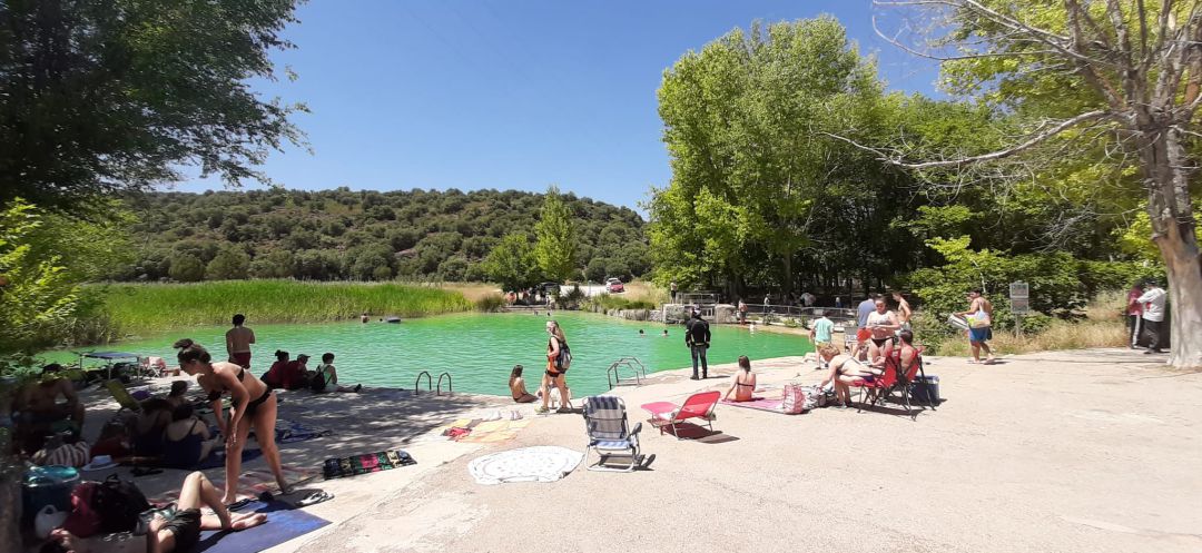 Aspecto que presentaba una de las lagunas del Parque Natural de las Lagunas de Ruidera el pasado fin de semana Aspecto que presentaba una de las lagunas del Parque Natural de las Lagunas de Ruidera el pasado fin de semana