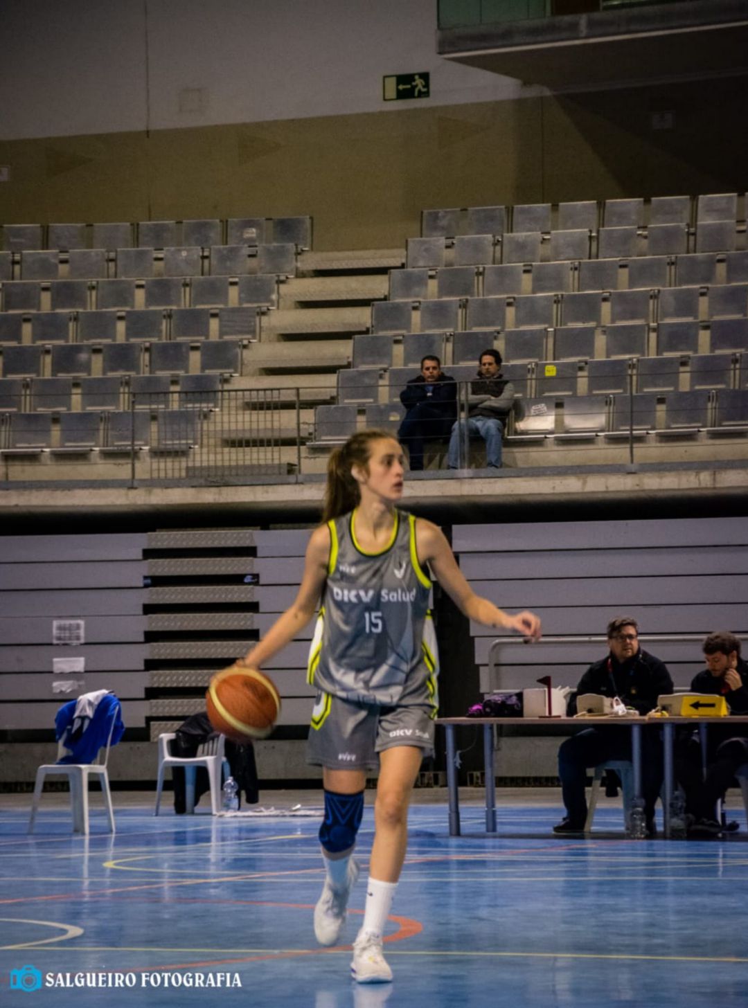 Ana Sáez durante un partido esta última temporada Ana Sáez durante un partido esta última temporada