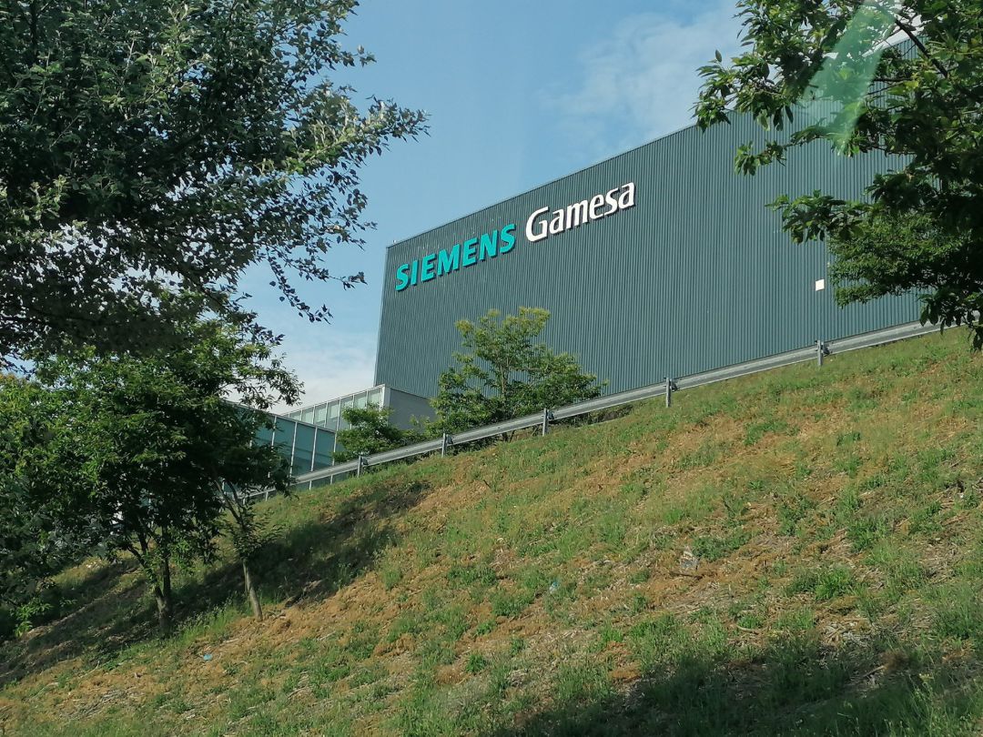 La planta que la multinacional Siemens Gamesa tiene en As Somozas (A Coruña) . La planta que la multinacional Siemens Gamesa tiene en As Somozas (A Coruña) .