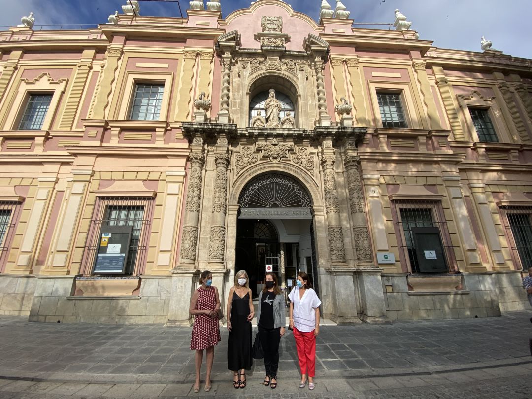 La consejera de Cultura, Patricia del Pozo, poco antes de las 10 de la mañana, asistía a la reapertura del Museo de Bellas Artes de Sevilla La consejera de Cultura, Patricia del Pozo, poco antes de las 10 de la mañana, asistía a la reapertura del Museo de Bellas Artes de Sevilla
