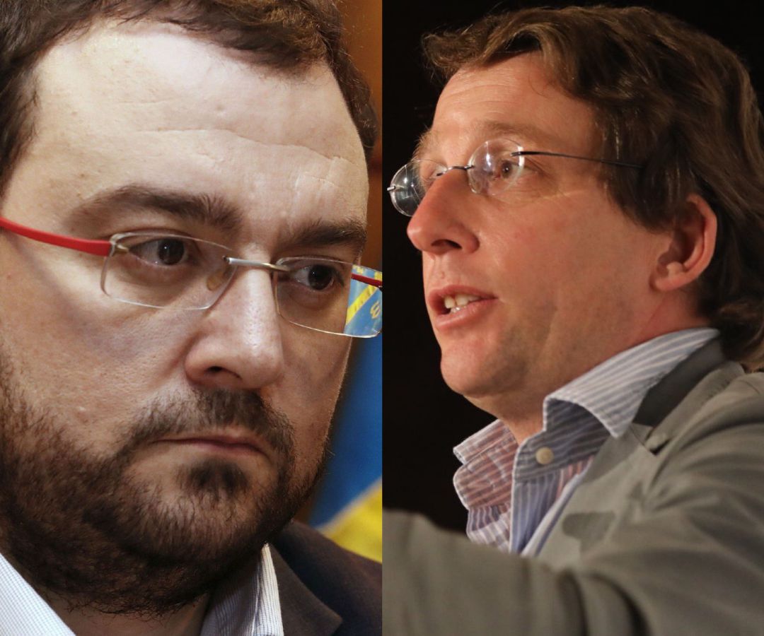 Adrián Barbón y José Luis Martínez-Almeida. Adrián Barbón y José Luis Martínez-Almeida.