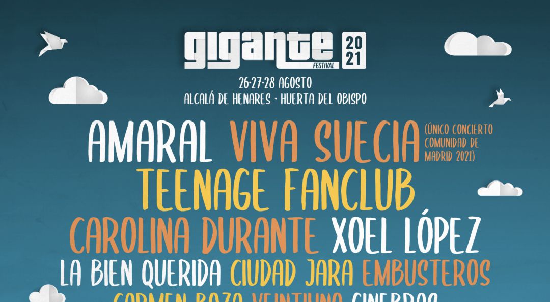 Cartel Festival Gigante 2021 Cartel Festival Gigante 2021