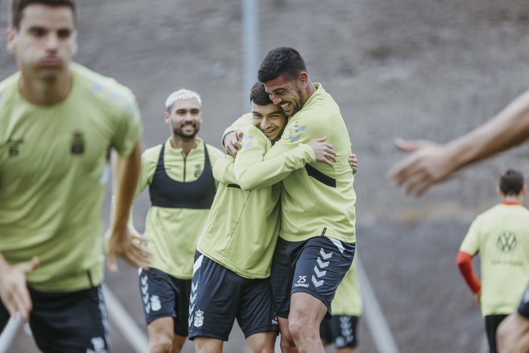 Entrenamiento de UD Las Palmas. Entrenamiento de UD Las Palmas.