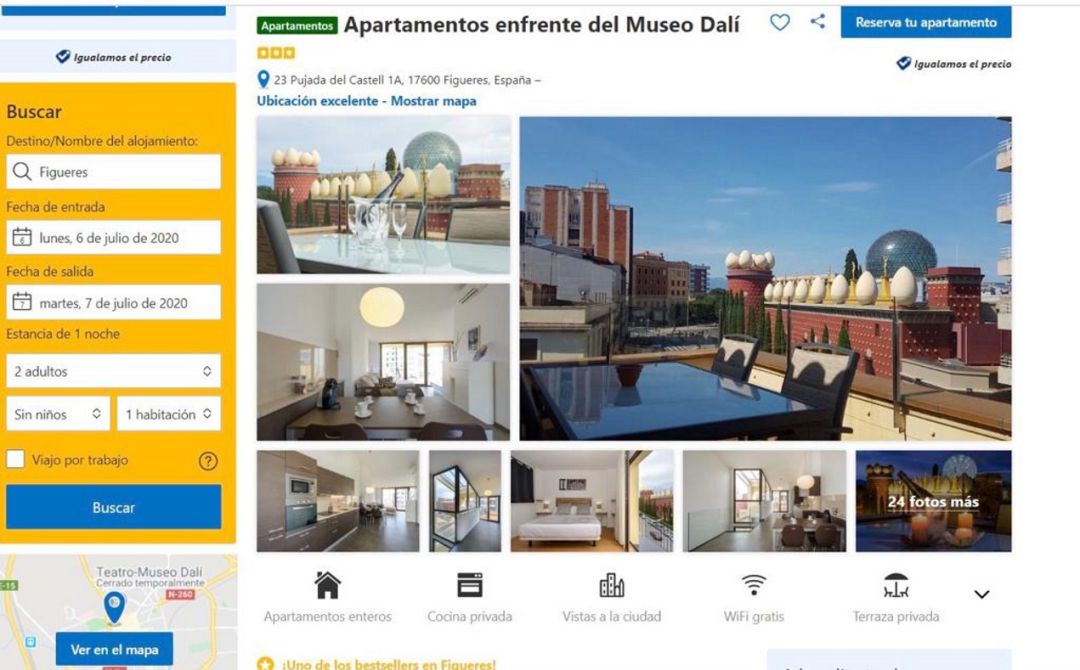 Anunci dels pisos en un portal d'internet Anunci dels pisos en un portal d'internet