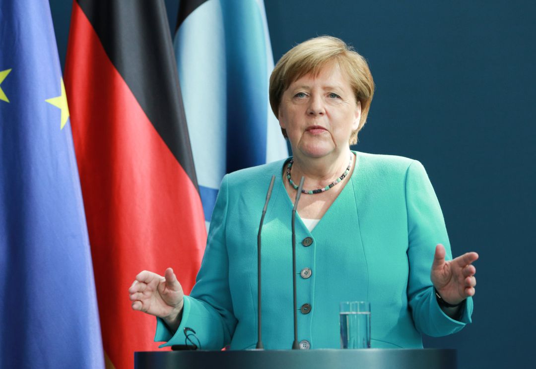 La canciller alemana, Angela Merkel La canciller alemana, Angela Merkel