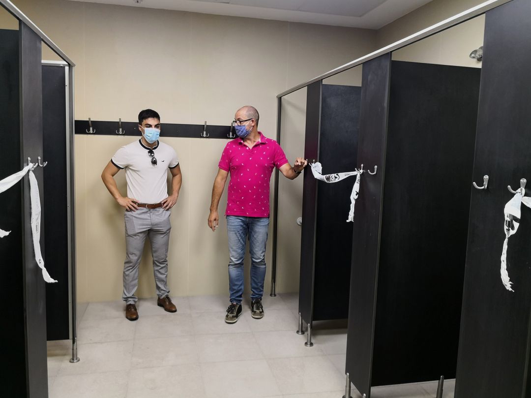 Imágenes de la preparación antes de la reapertura Imágenes de la preparación antes de la reapertura