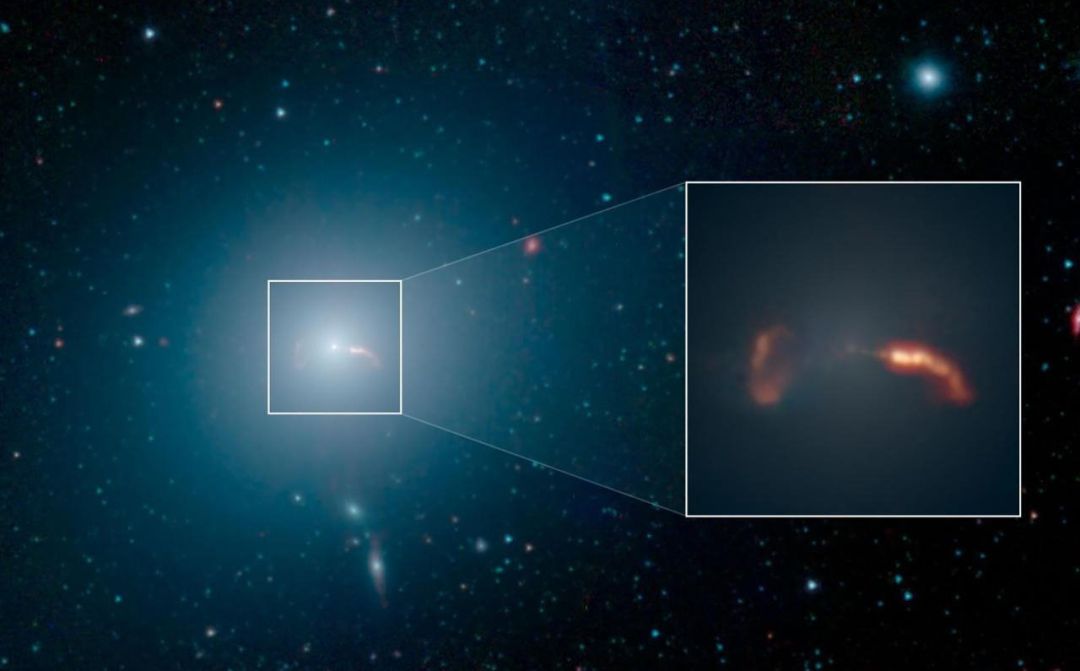 Revelan el núcleo del chorro de materia de la galaxia más brillante de Virgo Revelan el núcleo del chorro de materia de la galaxia más brillante de Virgo