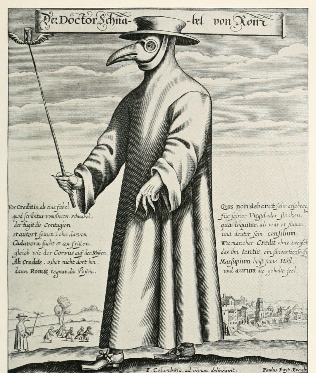 Grabado de Paul Fürst, 1656 Grabado de Paul Fürst, 1656
