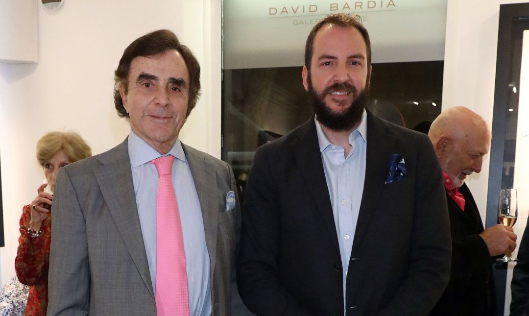 Borja Thyssen (d), junto a su padre, Manolo Segura, recientemente fallecido. Borja Thyssen (d), junto a su padre, Manolo Segura, recientemente fallecido.