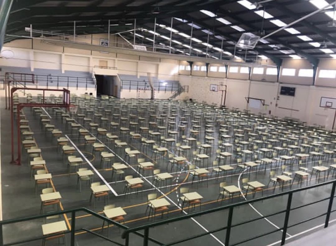 Polideportivo del Centro Universitario SAFA de Úbeda donde se examinarán estudiantes para Selectividad Polideportivo del Centro Universitario SAFA de Úbeda donde se examinarán estudiantes para Selectividad