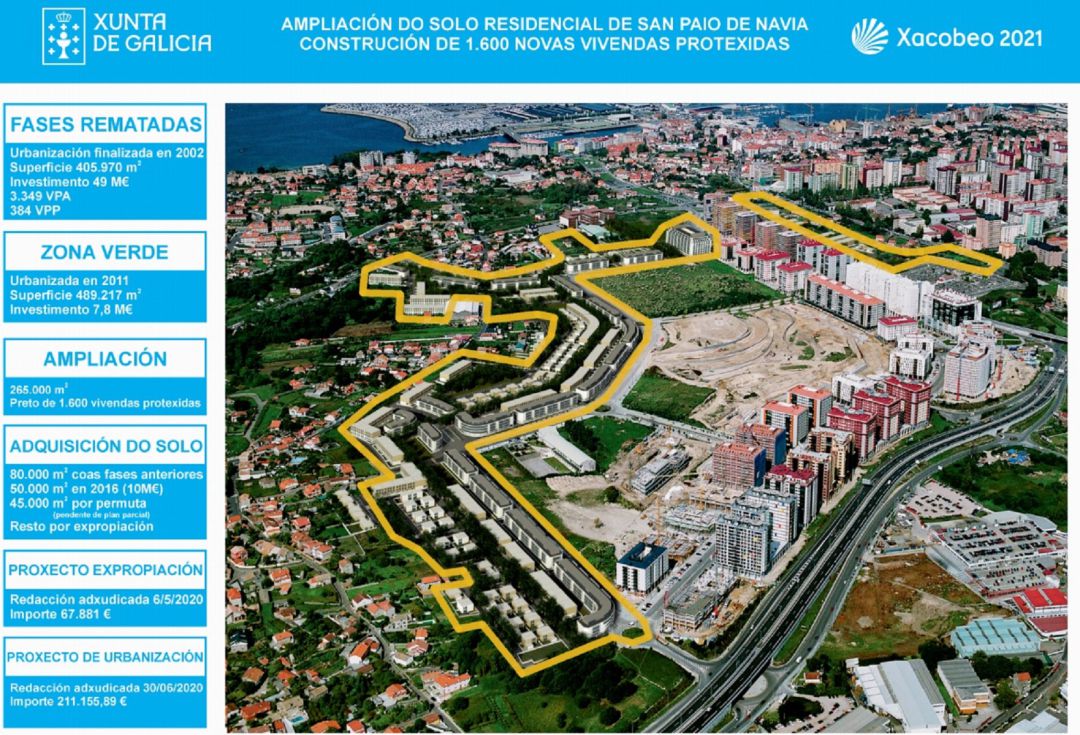Proyecto de urbanización de la parroquia de Navia en Vigo. Proyecto de urbanización de la parroquia de Navia en Vigo.