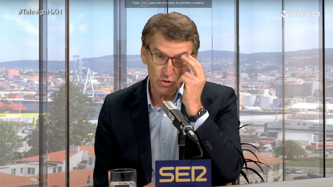Alberto Núñez Feijóo en Radio Vigo y Televigo Alberto Núñez Feijóo en Radio Vigo y Televigo