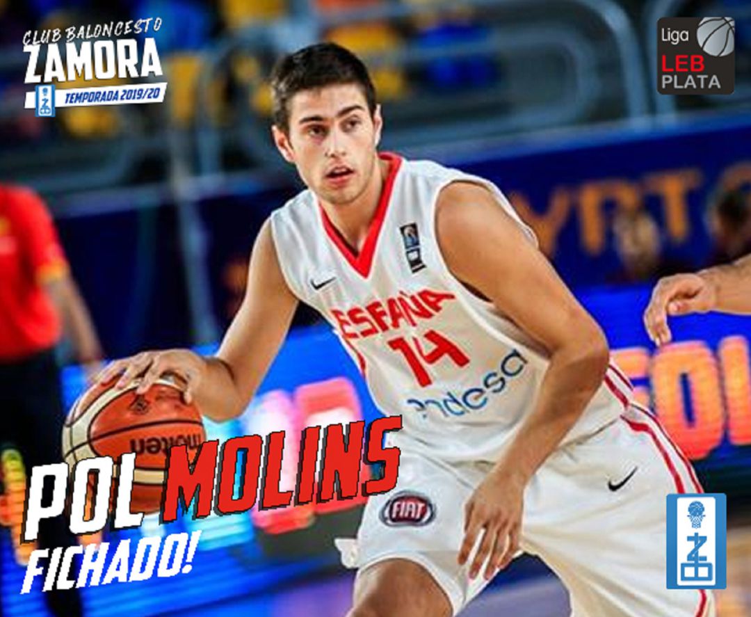 Pol Molins, nuevo jugador del CB Zamora Pol Molins, nuevo jugador del CB Zamora
