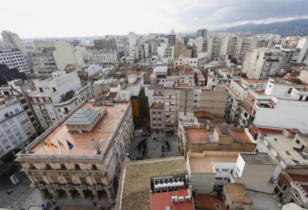Castelló visto desde el Fadrí Castelló visto desde el Fadrí