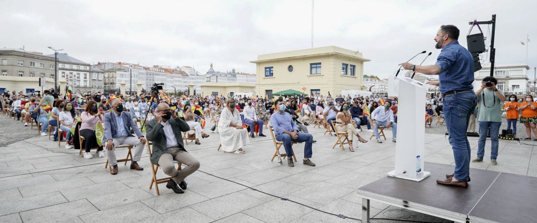 Santiago Abascal en el mitin de Palexco Santiago Abascal en el mitin de Palexco