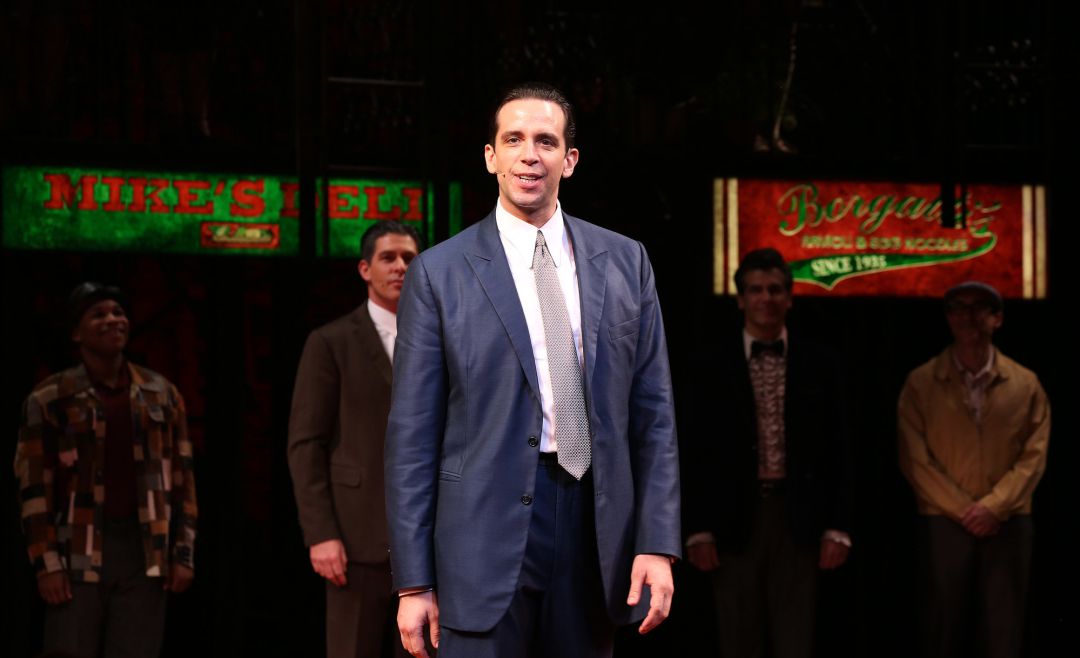 El actor Nick Cordero durante su actuación en 'Una historia del Bronx'. El actor Nick Cordero durante su actuación en 'Una historia del Bronx'.