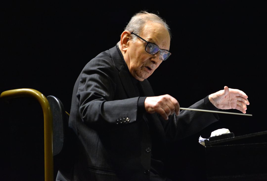 Ennio Morricone, en uno de los conciertos de su gira de despedida Ennio Morricone, en uno de los conciertos de su gira de despedida