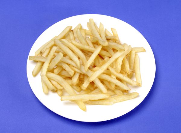 Plato de patatas fritas