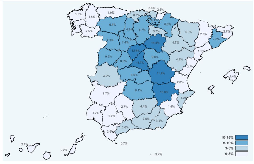 Anticuerpos IgG anti SARS-CoV-2 en la Tercera Ronda (8-22 de junio). Resultados del test rápido. Anticuerpos IgG anti SARS-CoV-2 en la Tercera Ronda (8-22 de junio). Resultados del test rápido.